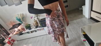 Fucked a hot Sissy slut in stilettos without a condom in the ass !