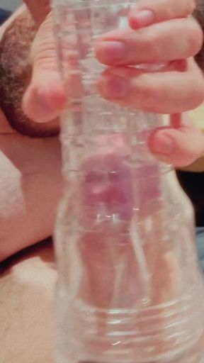 Sharing Fleshlight Filled with Cum / Fucking a Toy with a Friend / Two Guys Fuking One Fleshlight