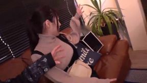 Slim Waitress in Erotic Net-Tights Served at Shinjuku Bar Before Hotel Adventure! Amateur