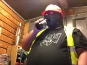 beer bloating builder pig ASMR test
