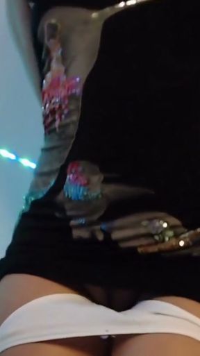 I get naked in front of the camera to send a video to my cousin.   Clip 1