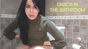 Chaos in the bathroom