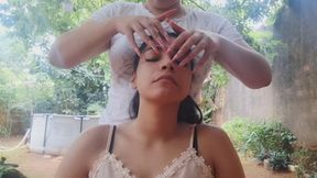 His fingers on my hands