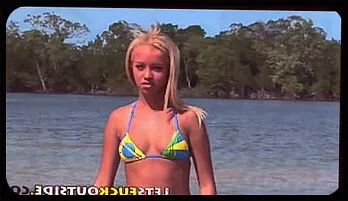 Blonde Mermaid DP & Anal Beach Fantasy – Outdoor Sex HD video