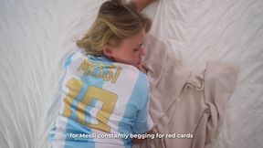 Score a Goal in Me Argentina Fan Punished for Messi's Red Card Begging