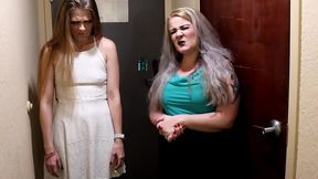 kitty quinn gets spanked and diapered for wetting panties