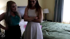 kitty quinn gets spanked and diapered for wetting panties