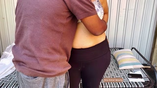 Hot Step-Mom Gets Fucked Doggy Style as I Grab Her Massive Boobs from Behind