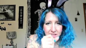 bunny bj  cum on my face  tattoo wet sloppy