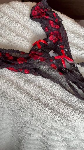 Cum on Wife's Panties 11