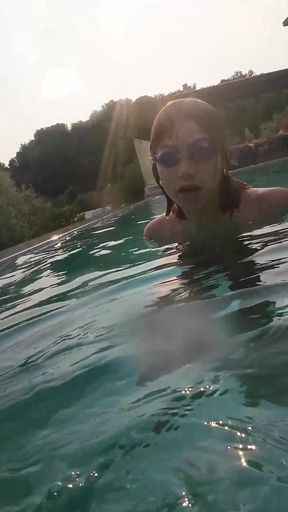 Teaching Her to Breathe Suck Fuck Eat Cum Underwater