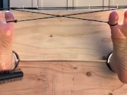 Home made stocks tickle torture
