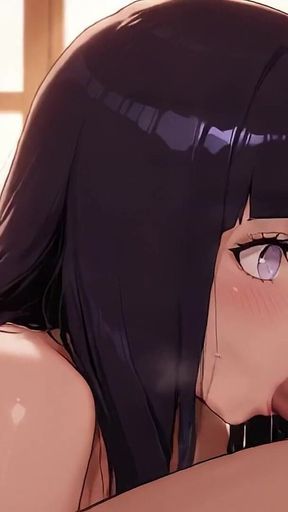 Hinata Hyuga Fucks a Stranger in a Hot Steamy Sauna! Naruto Anime Story Hentai