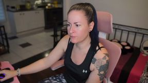 Smoke Hairy Pussy And BBC Dildo Play