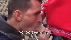 A tall guy from Slovakia pounded hard