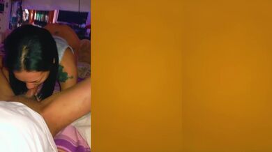 Tattooed Filippina Novia Friend Gushing Creampie All Night Sex Party