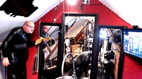 Black Rubber Suspension Bondage