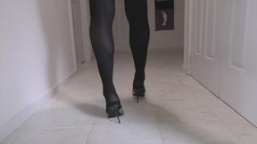 High Heel Walking and Dangling in Stiletto Mules