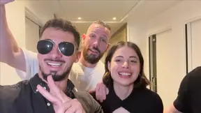 Latina gets a post-party creampie and squirt from Valentino Roca and friends