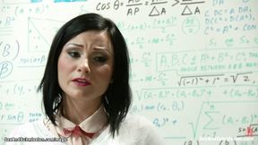 ”Teacher ties & fucks teen in mouth”