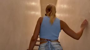 une belle américaine se tape nephaél dans sa piscine