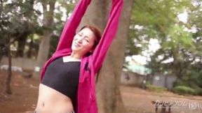 Stepbrother Assisting Her with Fitness Exercises for a Stronger Body Together