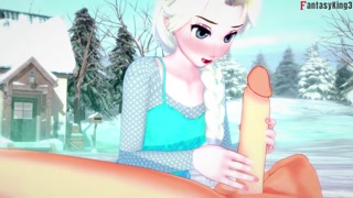 Elsa sucking and fucking |1| Frozen | Full &amp; FullPOV on Patreon: Fantasyking3