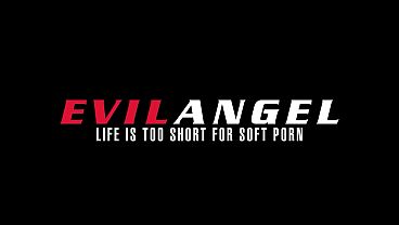 Euro babes get gangbanged into DP and double anal
