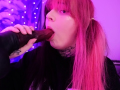 Ladyboy Masturbation Fun with Big Toys
