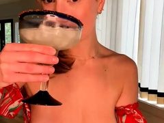 Close up cock jerking solo