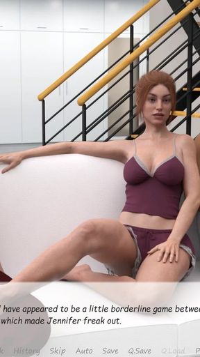 Spectacular moment from &quot;My Stepbrother&#039;s Wife #31 Jennifer had john&#039;s cock between her toes&quot;