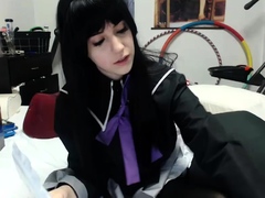 Brunette Solo Webcam Masturbation