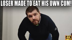 Loser Made To Eat His Own Cum - 4k UHD 2160p - KingMarti - MOV