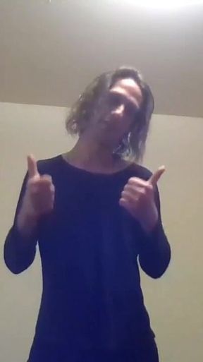 Fully Clothed Transgirl, Just Wishing You a Happy Birthday!! ^__^ (sfw)