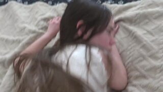 Hairy girl with a pretty face needs his mature cock inside
