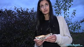 Coco Kiss Fix My Car and Bang My Tiny Pussy in Public for Cash