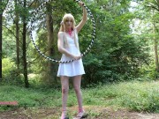 Chi From Chobits Hula Hooping