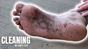 Cleaning My Dirty Feet