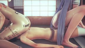 Yaoi Femboy - Kano Fucked and Threesome with Other 2 Femboys