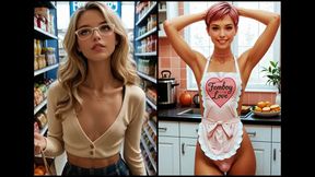 AI Femboy images in video stream