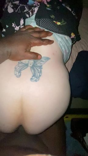 BBC nut in white bbw