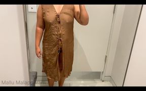 Mallu Girl Trying Sexy Dresses From Changing Room and Fingering, Malappuram, Kerala