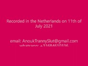 Anouk Tranny Slut - Unloading Anal Piss Load