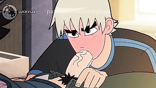 Heterosexual boy bottoms for the very first time (Wallace x Todd) [Scott Pilgrim - Batty boy]