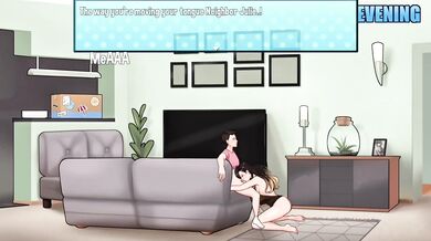 Busty MILF Graphic Designer Chokes On Cock In Crazy Animated Hentai Sex Game And Comes Hard