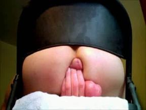 Amateur Bareback Man Self-Fucks & Cums