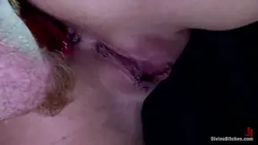 January Seraph Femdom Dominates & Strapons Her Submissive Guy Hard