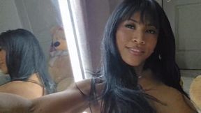 Ember Snow- Self Body-Worship in the Mirror Sunday Solo