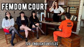 Femdom Goddesses Judge the Nylon Stockings Thief