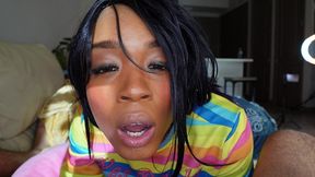 black trans gamer girl eros orisha loses game & gets fucked til she cums